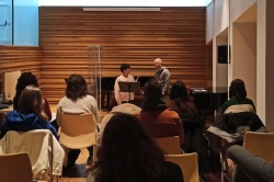 El Conservatorio Superior de Música Bonifacio Gil acoge clases magistrales de profesores y solistas de la Orquesta de Extremadura