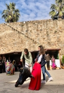 Intensa actividad del Patronato de la Escuela de Tauromaquia en la Feria del Toro de Olivenza
