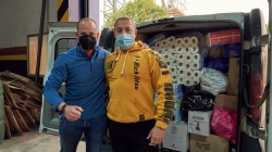 Una avería en la furgoneta retrasa la llegada a Ucrania de los policías locales: "Esto nos hace más fuertes"
