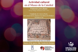 Concierto de música barroca del Conservatorio Superior de Badajoz en colaboración con el Museo de la Catedral