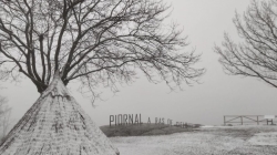 Abril arranca con nieve en la provincia de Cáceres