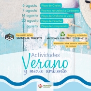 Promedio programa actividades de educación ambiental en cinco playas de agua dulce