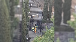 La policía interviene en una pelea en La Madrila de Cáceres