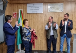 El presidente de la Diputación de Badajoz inaugura la reforma del hogar del pensionista de Navalvillar de Pela