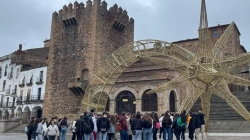 Cáceres resiste el puente con aceptables datos de turistas pese al mal tiempo