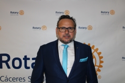 Germán Valdés Andrada, nuevo presidente 2023-2024 del Club Rotary Cáceres San Jorge
