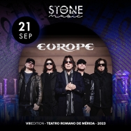 'Europe' tocará en el STONE & MUSIC Festival el 21 de septiembre