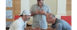 EL CONCEJAL DE CULTURA, JORGE SUÁREZ, HA RECIBIDO A LOS INTEGRANTES DE LOS EQUIPOS DE LUCHA DE ESTADOS UNIDOS Y DE SAMBO DE CÁCERES