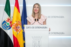 María Guardiola considera 'una magnífica noticia' para Extremadura que la Gigafactoría de Navalmoral de la Mata haya obtenido la financiación