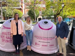 CÁCERES SE SUMA A LA CAMPAÑA SOLIDARIA ‘RECICLA VIDRIO POR ELLAS’ PARA PROMOVER LA INVESTIGACIÓN CONTRA EL CÁNCER DE MAMA.