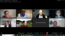 El director general de Acción Exterior se reúne con los vocales del Consejo de Comunidades Extremeñas en el Exterior