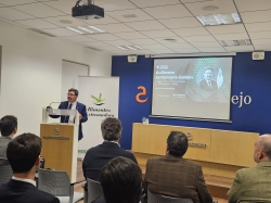 Santamaría destaca la generación de sinergias entre empresas en el Evento Singular Encuentro Empresarial Cáceres 2023 organizado por Extremadura Avant