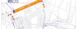 El lunes 9 de septiembre comienzan las obras de renovación de la red de abastecimiento y saneamiento en la Ronda de San Francisco