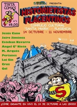 La asociación exTreBeo organiza una muestra en Plasencia con la elaboración en vivo de un cómic gigante