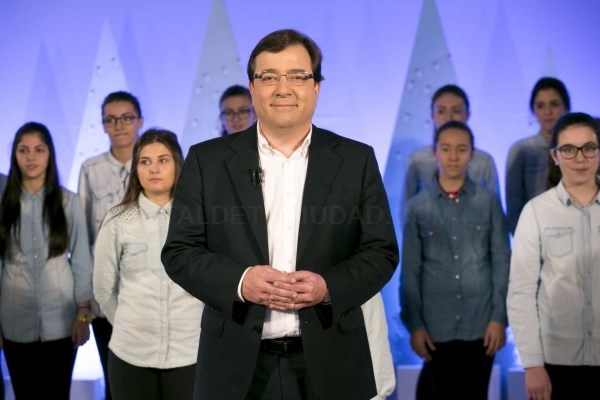 El presidente de la Junta desea un feliz 2016 a todos los extremeños
