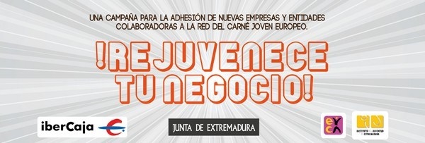 La campaña “Rejuvenece tu negocio” mostrará a los establecimientos comerciales las ventajas de pertenecer a la Red del Carné Joven Europeo