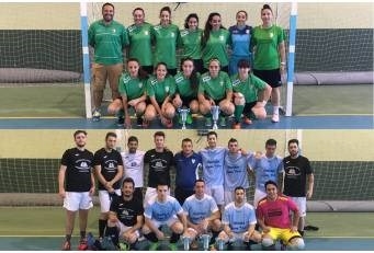 Femenino Cáceres y Estudiantes Nazaret, campeones del Trofeo de Fútbol Sala Diputación de Cáceres