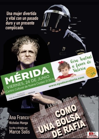 Como una bolsa de rafia, teatro social en favor de Valeria