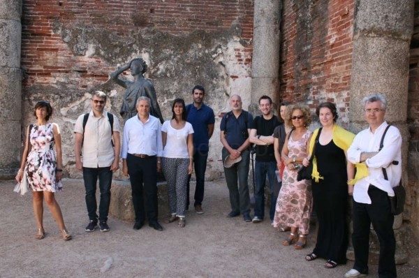 Mérida acoge una reunión del proyecto de la Unión Europea 'Theatres For All', que pretende acercar manifestaciones culturales a discapacitados visuale