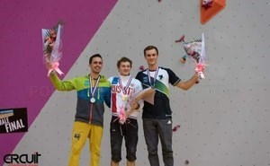 Javier Cano, subcampeón del Mundo Universitario de Escalada Deportiva