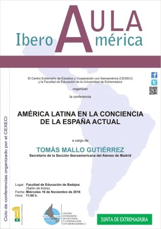 Conferencia “América Latina en la conciencia de la España actual”