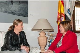 Despoblación e Igualdad centran el encuentro de las Presidentas de la Diputación de Cáceres y de la Asamblea de Extremadura