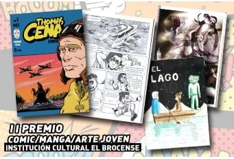 Chechu Ramírez Jiménez, con su obra “Thomas Cena”, ganador del II Premio Cómic/Manga/Arte Joven.