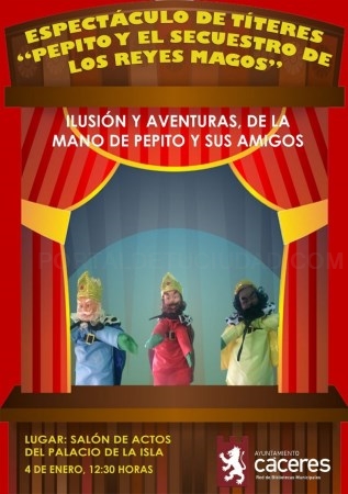 Espectáculo de Títeres “Pepito y el secuestro de los Reyes Magos”