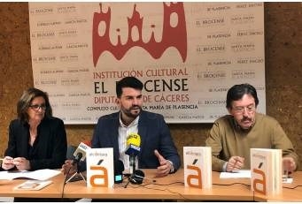 El Complejo Cultural Santa María de Plasencia ha acogido este miércoles la presentación del número 86 de la revista Alcántara, que edita la Diputación