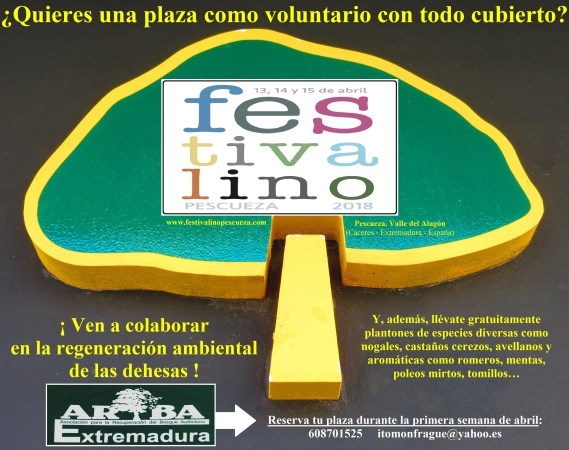 Regeneración ambiental de las dehesas  (y más): FESTIVALINO 2018