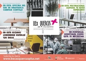 Abierta la convocatoria de Becas UEx_QUERCUS+ 2018/19 para realizar prácticas en empresas u organizaciones europeas.