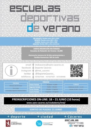 Escuelas Deportivas de Verano 2018,