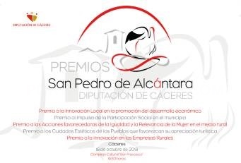 II edición de los Premios a la Innovación en el mundo rural San Pedro de Alcántara, convocados por la Diputación de Cáceres.