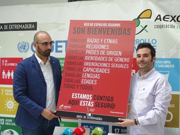 Extremadura apuesta por una Red de Espacios Seguros donde todas las personas sean bienvenidas.
