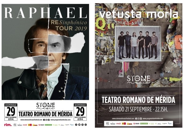 Vetusta Morla y Raphael actuarán en el Stone & Music Festival 2019 de Mérida