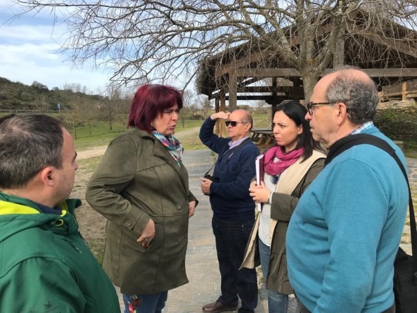 Medio Ambiente avanza notablemente las obras de accesibilidad universal en el Parque Nacional de Monfragüe.