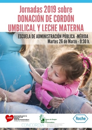 Jornada sobre Donación de Sangre de Cordón Umbilical y de Leche Materna, organizada conjuntamente por la Asociación para la Donación de Médula Ósea.