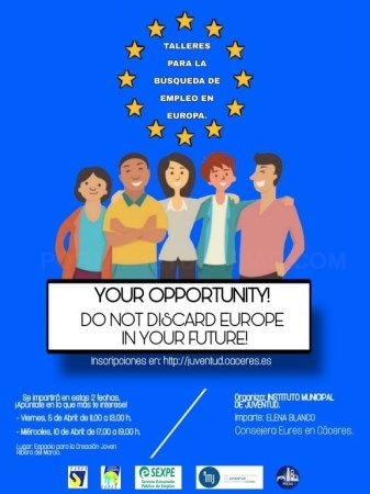 Jornadas “Talleres para la Búsqueda de Empleo en Europa”.