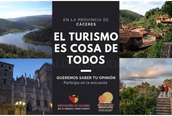Una encuesta a la población local busca la participación ciudadana en el desarrollo del turismo sostenible.