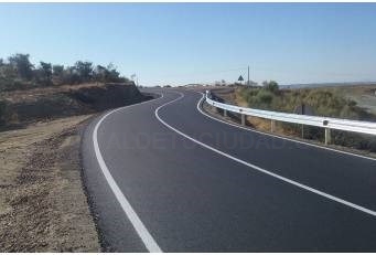 Finaliza el acondicionamiento de la carretera que une Casas de Millán con la N-630 y la A-66.