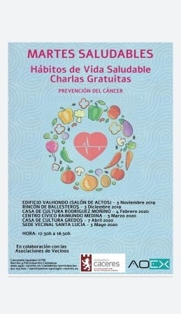 Llegan los Martes Saludables al Centro Cívico ‘Raimundo Medina’
