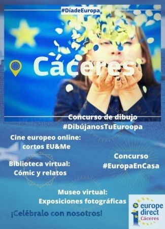 Europe Direct Cáceres celebra el día de europa con actividades virtuales