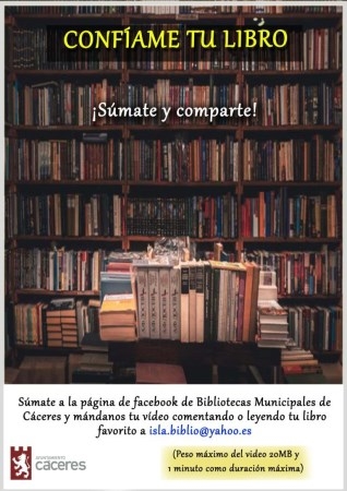 La Concejalía de Cultura lanza la actividad ‘confíame tu libro’ para promover la lectura