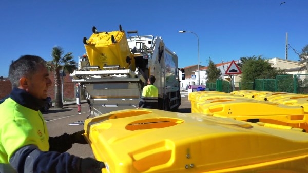 La provincia de Badajoz recicla mejor: un 8% más de acierto en el contenedor amarillo en 2019