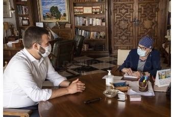 Charo Cordero y Luis Salaya retoman los encuentros presenciales para actualizar proyectos conjuntos