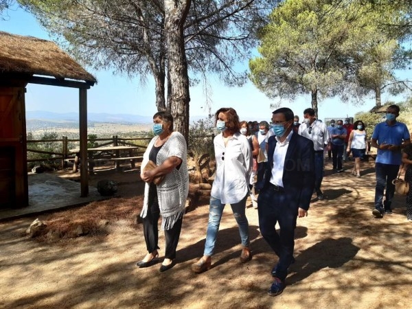 La consejera para la Transición Ecológica y Sostenibilidad apuesta por la rehabilitación de antiguas minas como estímulo de dinamización económica
