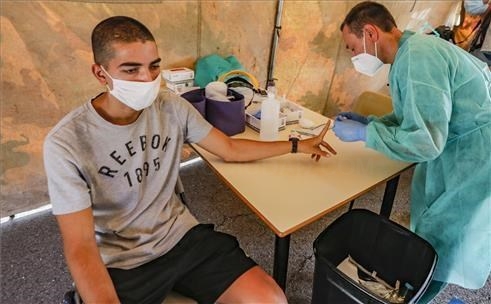Test rápidos al primer turno de reclutas para garantizar la seguridad en el Cefot