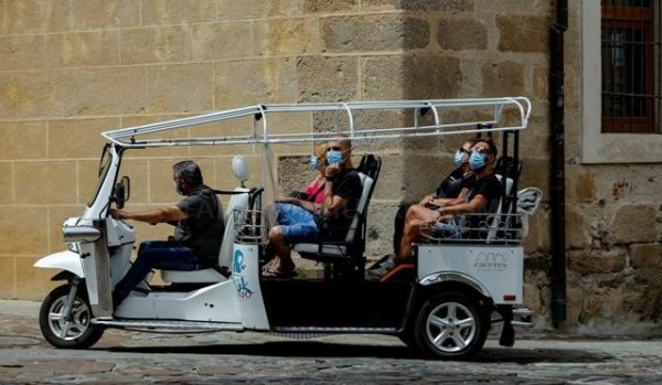 Cáceres pierde dos de cada tres turistas de enero a julio