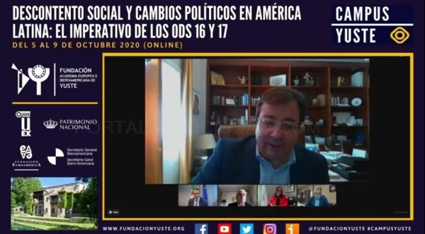 Fernández Vara afirma que los ODS y la realización de buenos diagnósticos son fundamentales en la solución de los problemas actuales