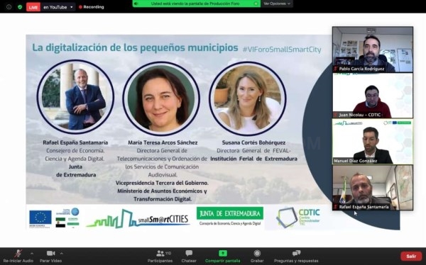 La Estrategia Digital de Extremadura mejorará la conectividad en las áreas rurales mediante el despliegue de fibra óptica o el 5G